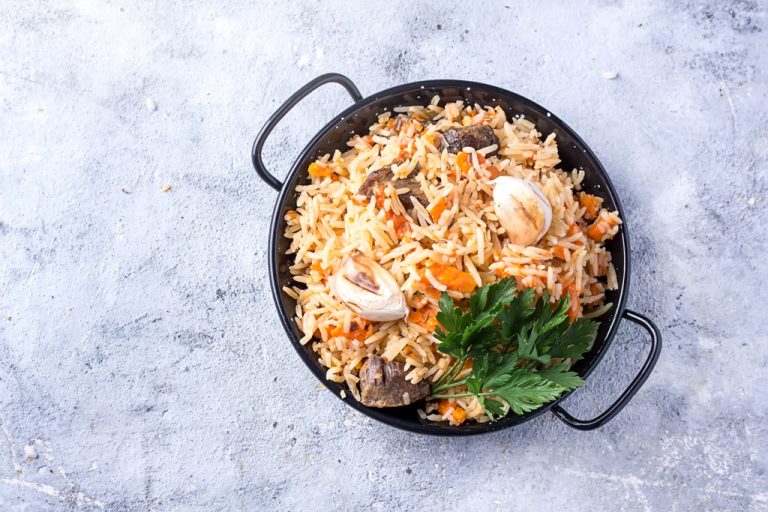 Delicious Spiced Lamb Pilaf