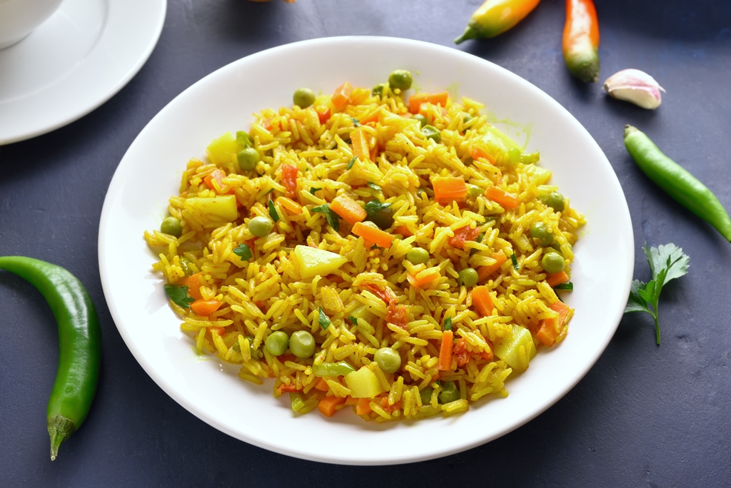 Quick and Easy Vegetable Pilaf